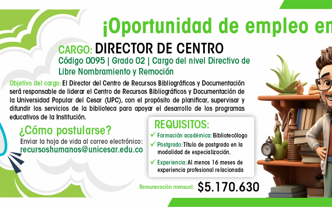 OPORTUNIDAD DE EMPLEO EN LA UPC