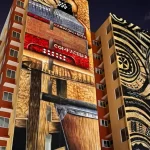 Jhon Maestre, el egresado de Bellas Artes que dejó su huella en el mural más alto de la Costa Caribe