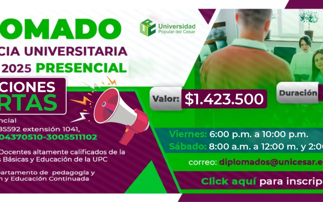DIPLOMADO EN DOCENCIA UNIVERSITARIA III COHORTE 2024