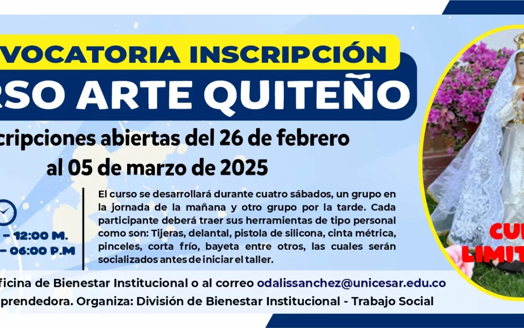 CURSO DE ARTE QUITEÑO