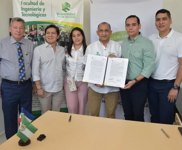 UPC y CDT firman convenio para impulsar la ciencia, tecnología e innovación en el Cesar