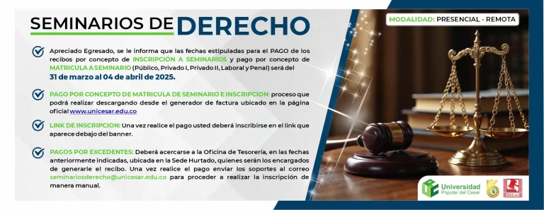 Seminarios de Derecho