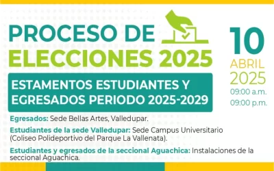 Este jueves 10 de abril de 2025 se desarrollarán elecciones internas en la UPC