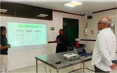 Programas de Ingeniería Agroindustrial y Electrónica de la UPC se articulan y presentan novedoso equipo para formación de estudiantes