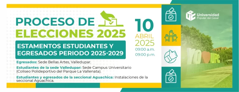 LUGARES DE VOTACIÓN PARA LAS ELECCIONES DE REPRESENTANTES ESTUDIANTILES Y DE EGRESADOS