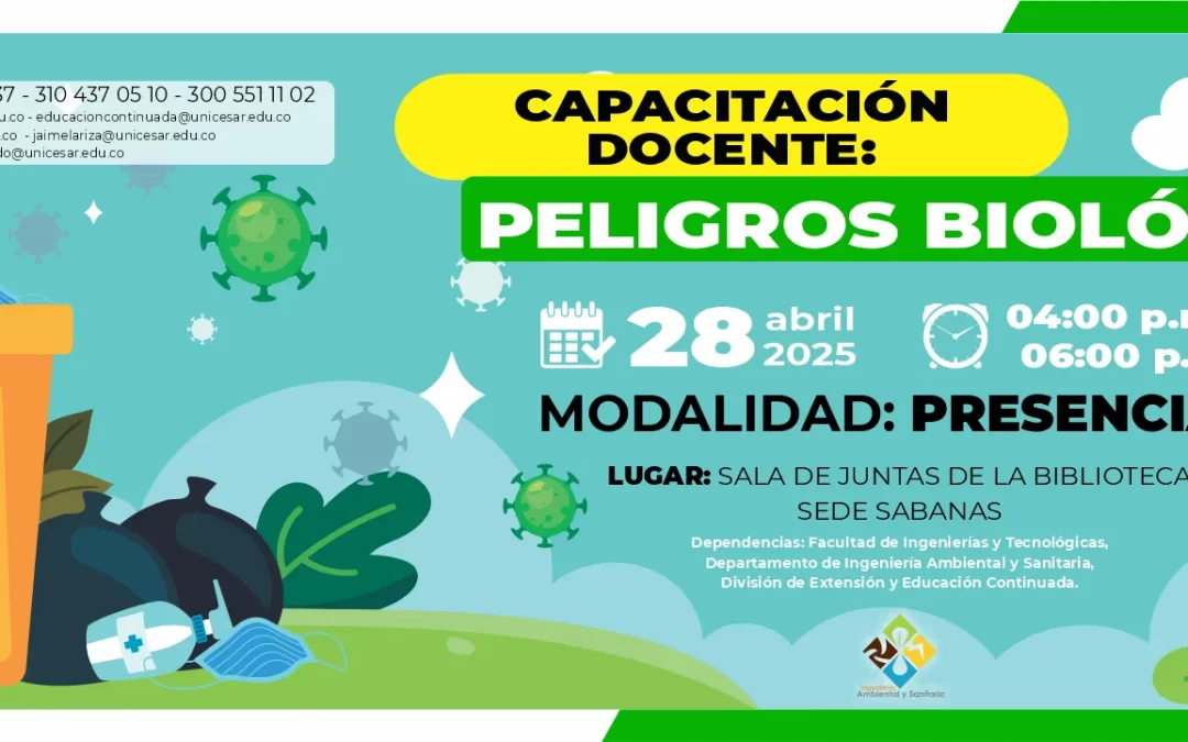 CAPACITACIÓN DOCENTE: PELIGROS BIOLÓGICOS