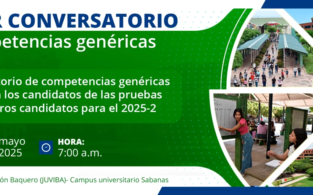 TERCER CONVERSATORIO DE COMPETENCIAS GENÉRICAS