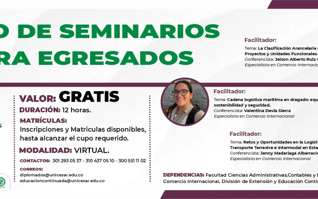CICLO DE SEMINARIOS PARA EGRESADOS