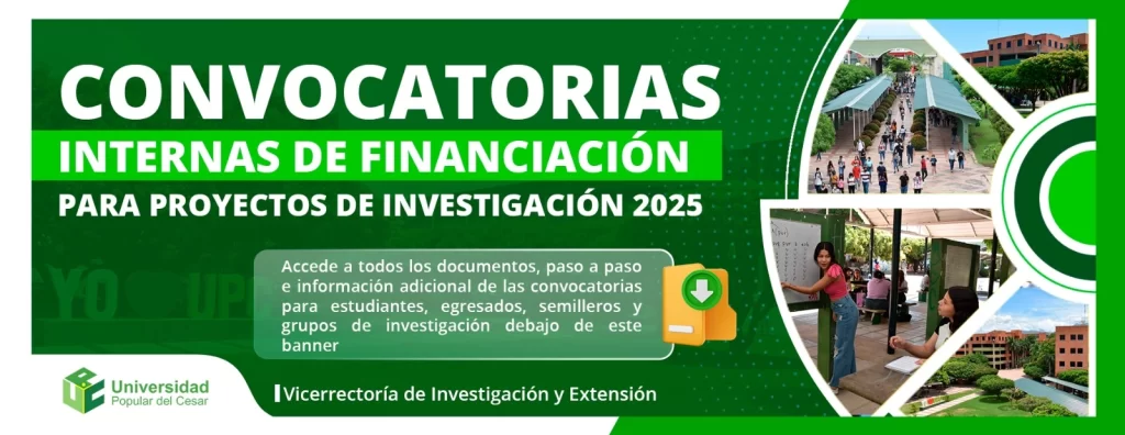 Convocatorias internas de financiación para proyectos de investigación 2025