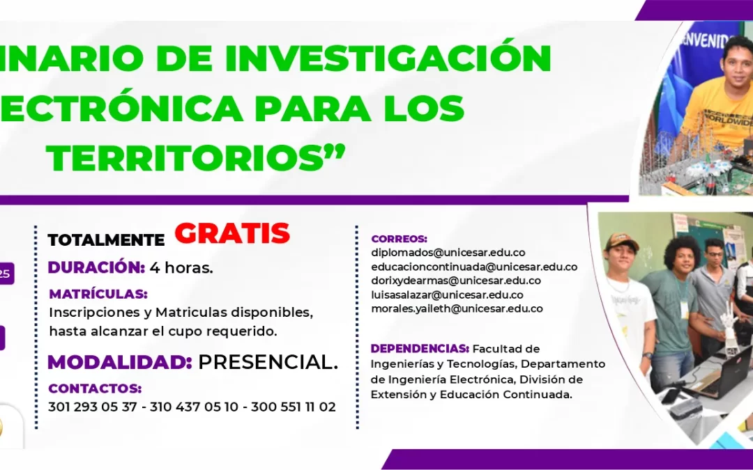 VII SEMINARIO DE INVESTIGACIÓN “ELECTRÓNICA PARA LOS TERRITORIOS”