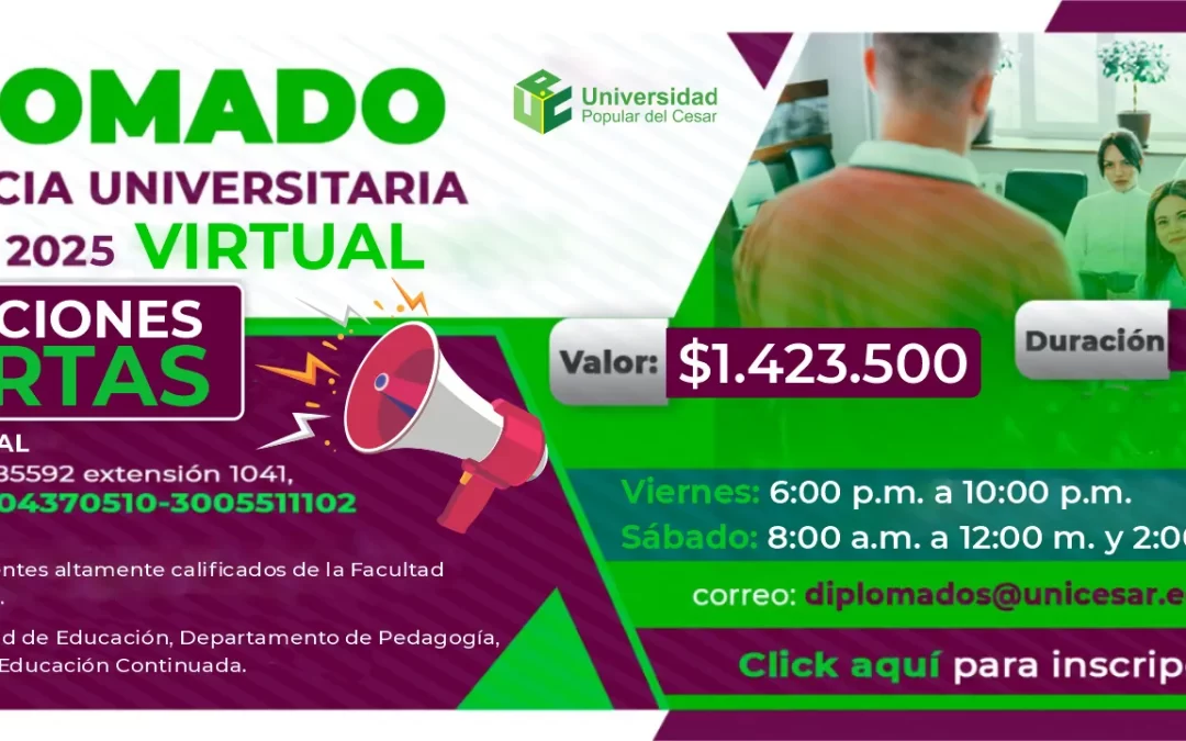 DIPLOMADO EN DOCENCIA UNIVERSITARIA (VIRTUAL)