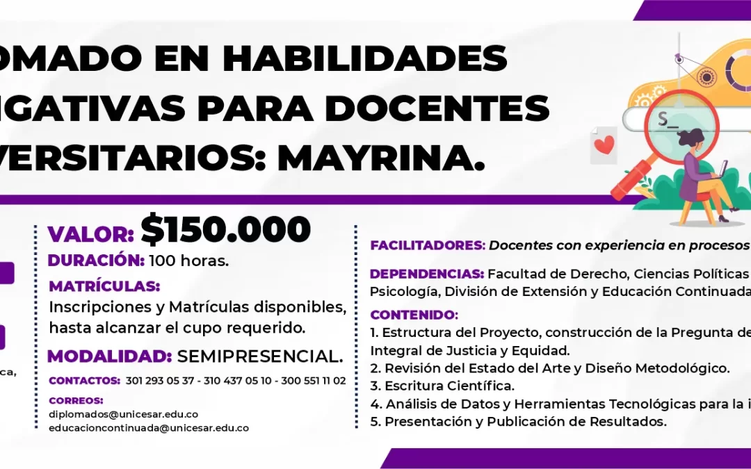 DIPLOMADO EN HABILIDADES INVESTIGATIVAS PARA DOCENTES UNIVERSITARIOS: MAYRINA