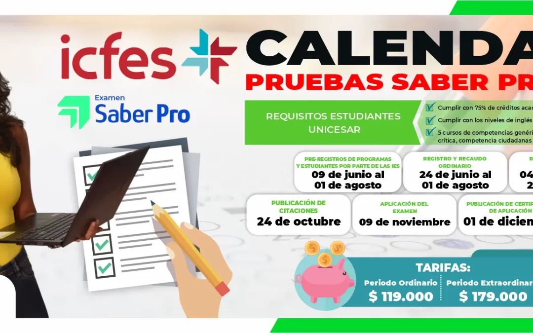 CALENDARIOS PARA PRESENTAR PRUEBAS SABER PRO 2025 – 2