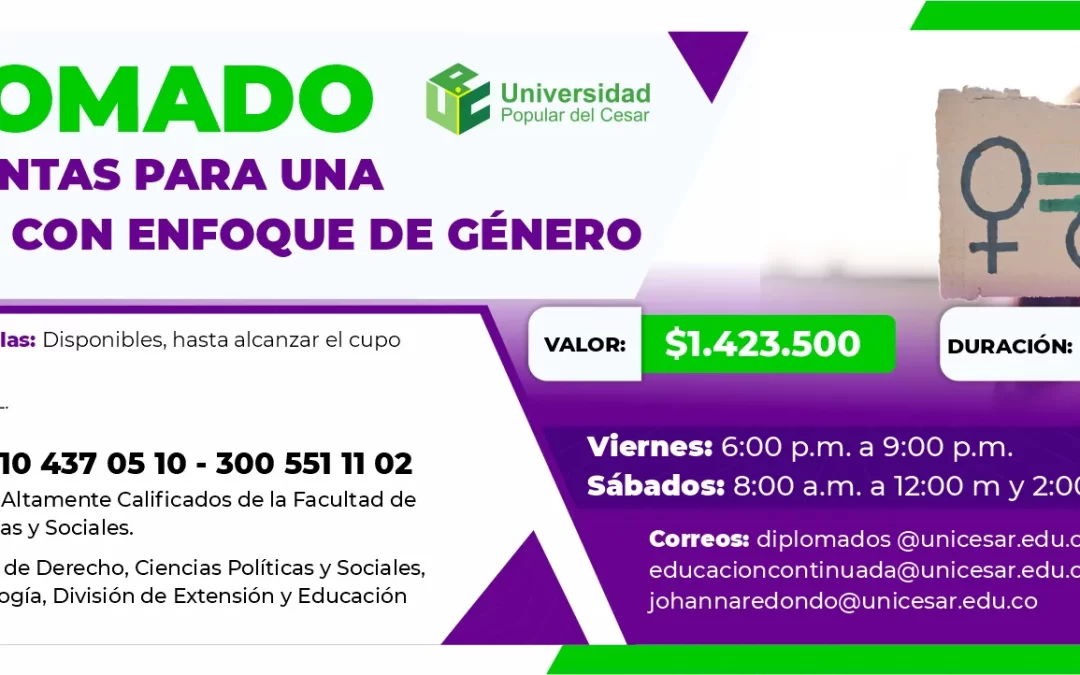 DIPLOMADO EN HERRAMIENTAS PARA UNA DOCENCIA CON ENFOQUEDE GENERO