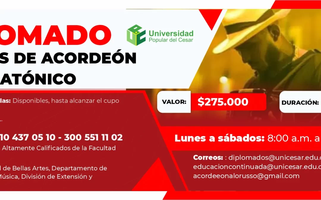 DIPLOMADO EN TÉCNICAS DE ACORDEÓN DIATÓNICO