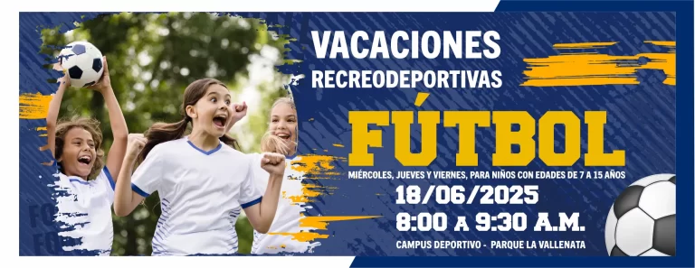 Vacaciones Recreodeportivas - fútbol.