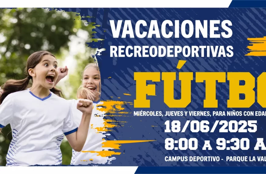 Vacaciones Recreodeportivas - fútbol.