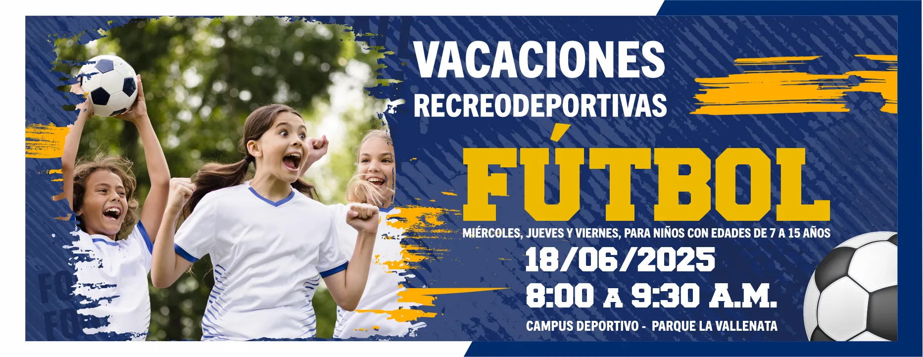 Vacaciones Recreodeportivas - fútbol.