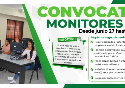 CONVOCATORIA MONITORES 2025 II