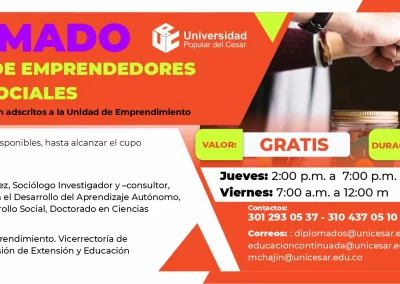DIPLOMADO EN FORMACIÓN DE EMPRENDEDORES SOCIALES
