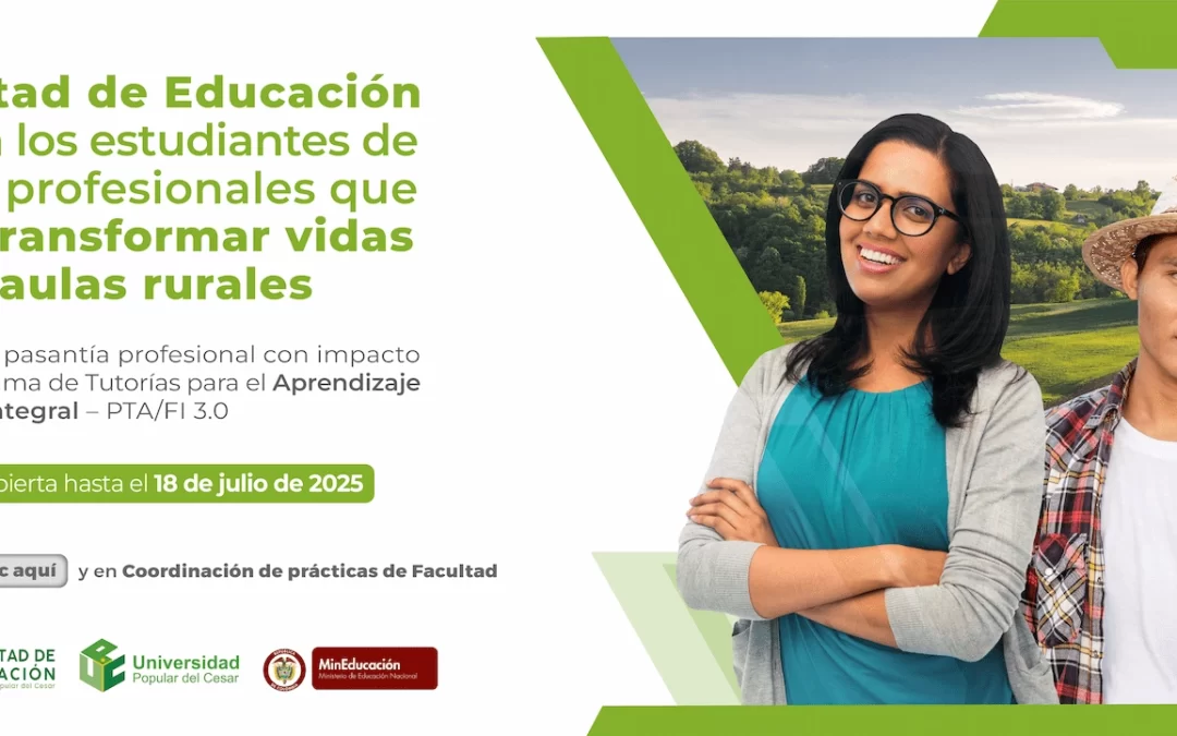 CONVOCATORIA PARA ESTUDIANTES DE PRÁCTICAS PROFESIONALES QUE QUIERAN TRANSFORMAR VIDAS DESDE LAS AULAS RURALES