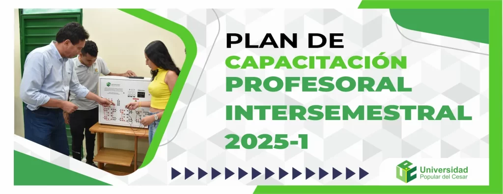 Plan de capacitación profesoral intersemestral 2025-1