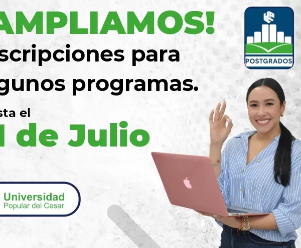 Ampliada fecha de inscripciones para programas de Posgrados en la UPC