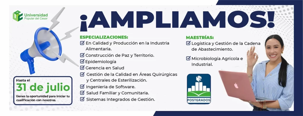 Ampliamos las inscripciones postgrados hasta el 31 de julio