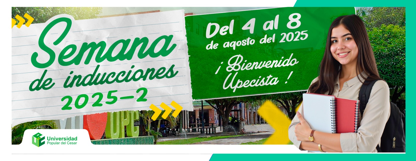 Semana de inducción 2025-2. Fecha: del 4 al 8 de agosto del 2025