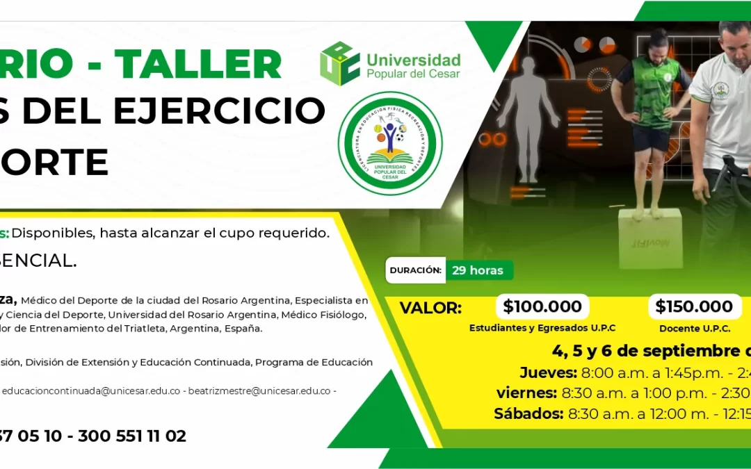 SEMINARIO -TALLER EN CIENCIAS DEL EJERCICIO Y EL DEPORTE