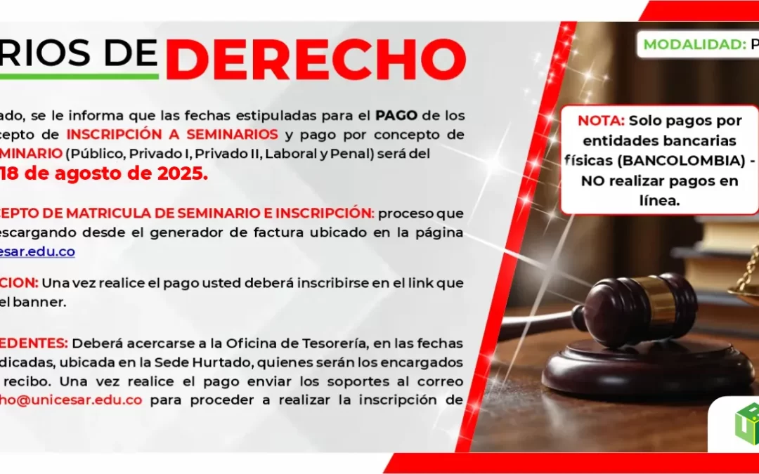 SEMINARIOS DE DERECHO