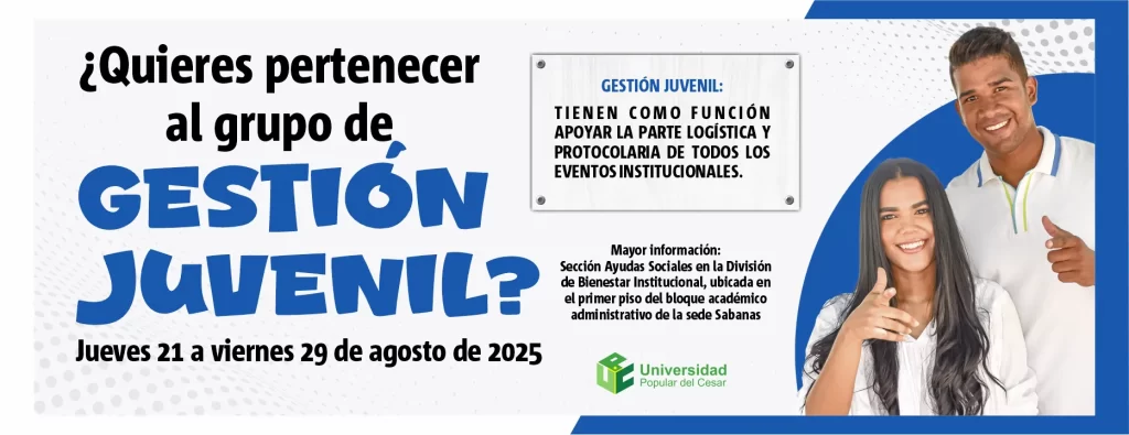 ¿quieres pertenecer al grupo de gestión juvenil?