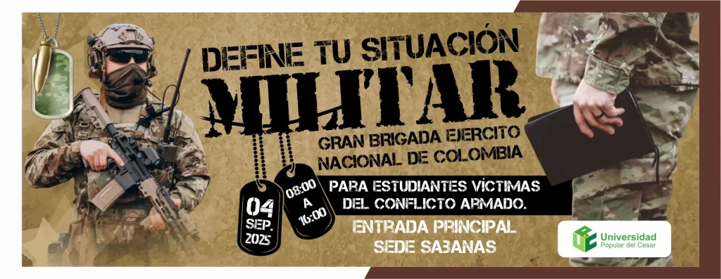 Define tu situación militar, gran brigada del ejercito nacional de Colombia. Dia: 4 de Septiembre Hora: 8:00 am