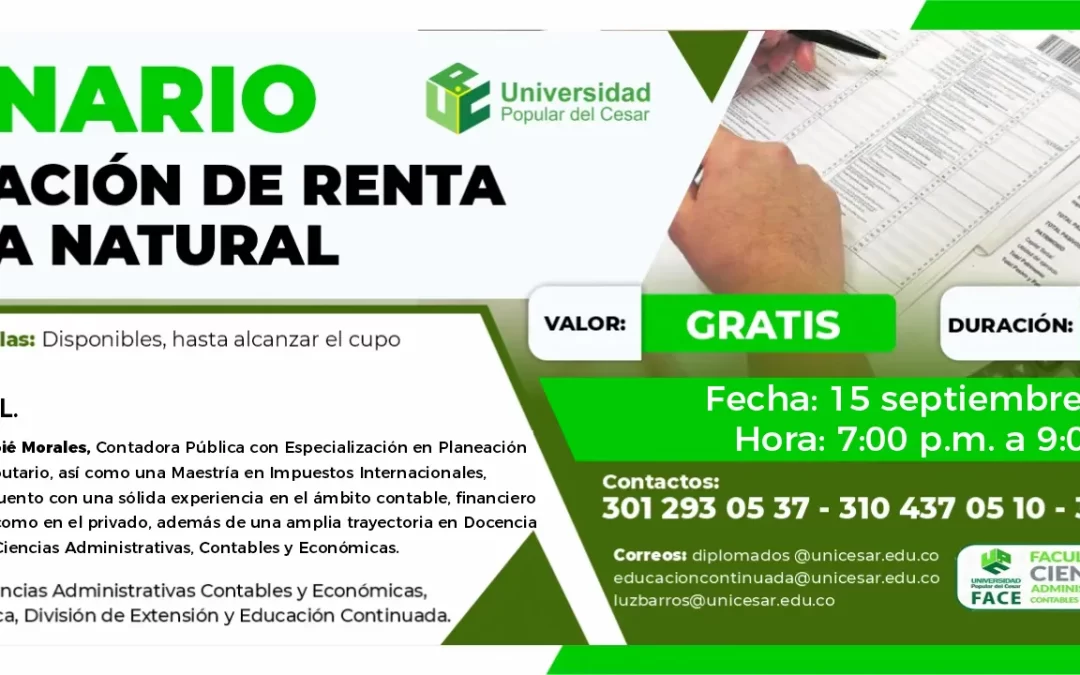 SEMINARIO DE RENTA PERSONA NATURAL