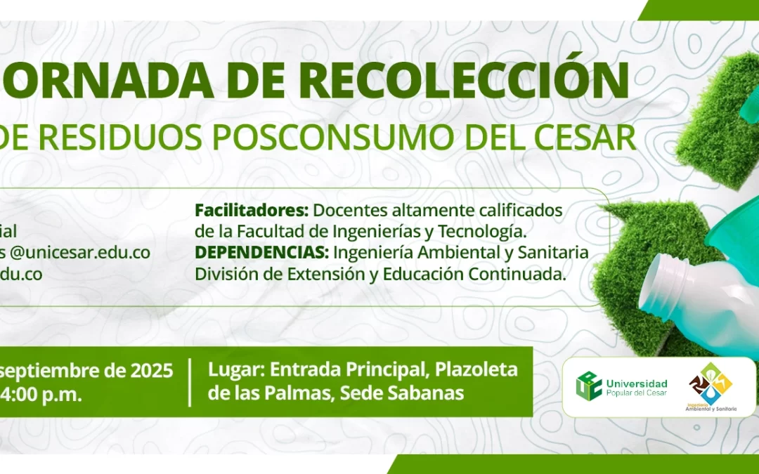 VII JORNADA DE RECOLECCIÓN DE RESIDUOS POSCONSUMO DEL CESAR