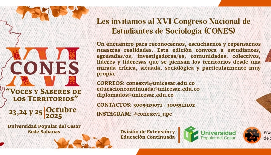 XVI CONGRESO NACIONAL DE ESTUDIANTES DE SOCIOLOGÍA