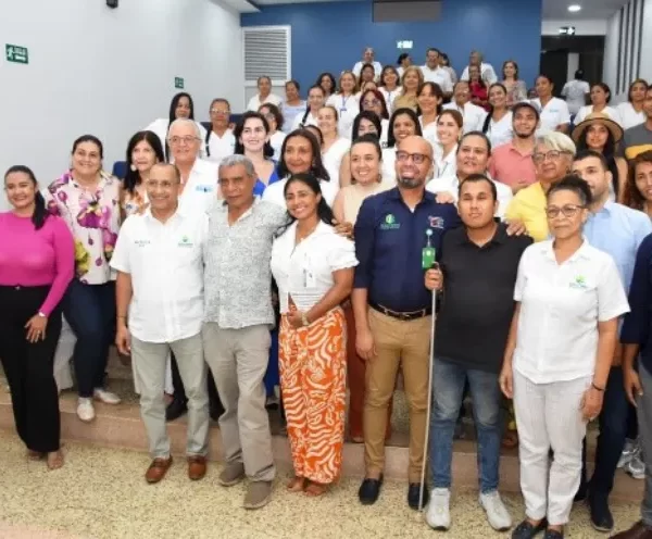 La UPC formó a personal del Hospital Rosario Pumarejo de López en atención inclusiva en salud