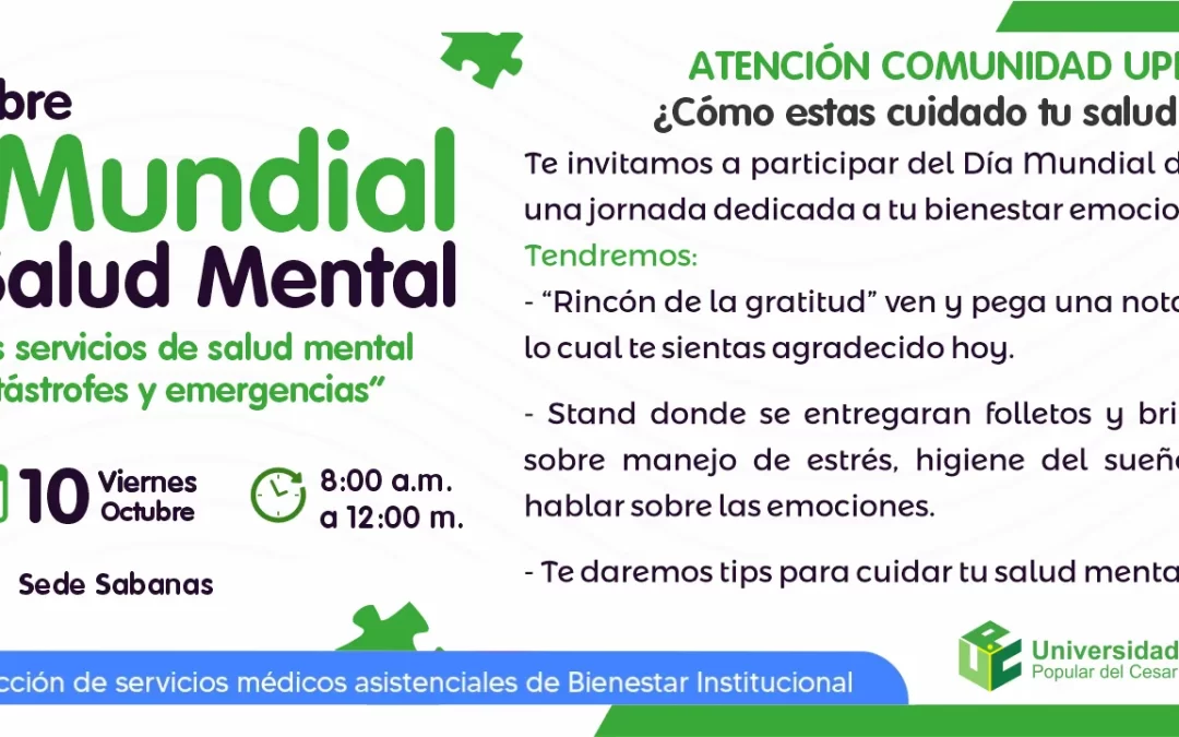 DÍA MUNDIAL DE LA SALUD MENTAL 10 DE OCTUBRE 2025