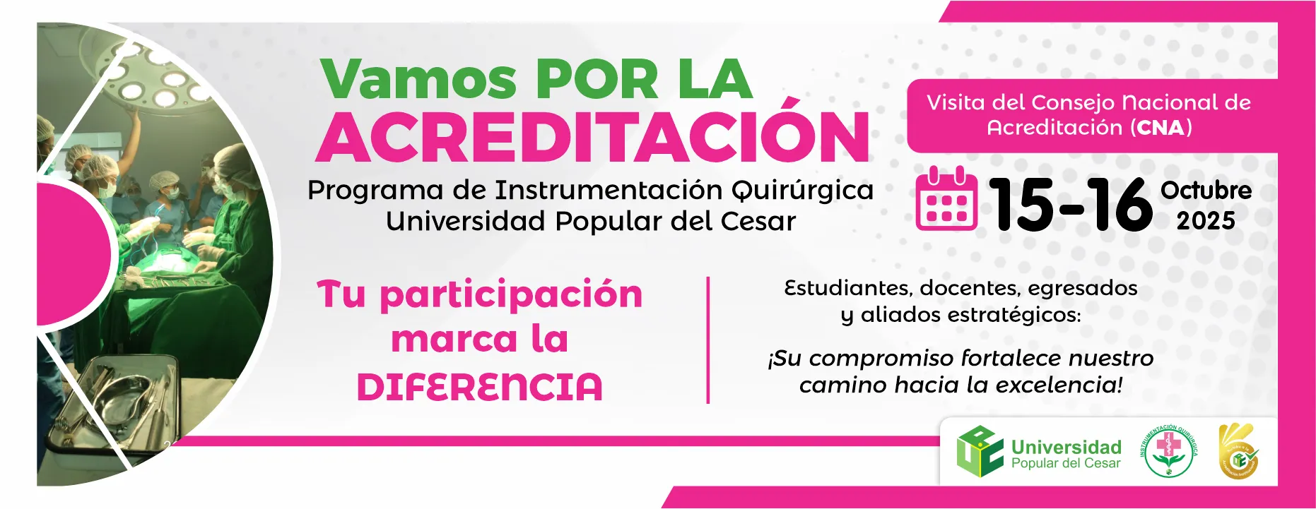 Vamos por la Acreditación, Programa de Instrumentación Quirúrgica – Universidad Popular del Cesar