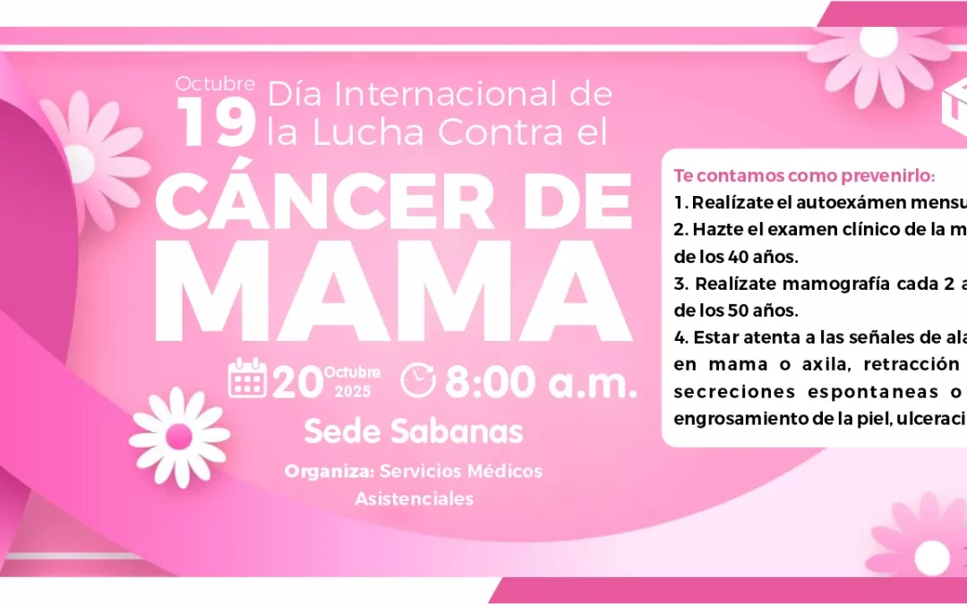 DÍA INTERNACIONAL DE LA LUCHA CONTRA EL CÁNCER DE MAMA