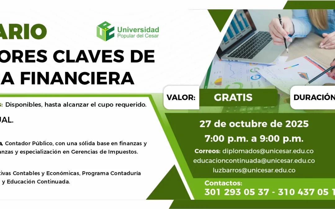 SEMINARIO SOBRE LOS INDICADORES CLAVES DE GERENCIA FINANCIERA
