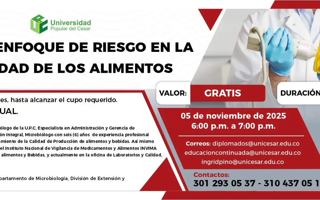 ENFOQUE DE RIESGO EN LA INOCUIDAD DE LOS ALIMENTOS
