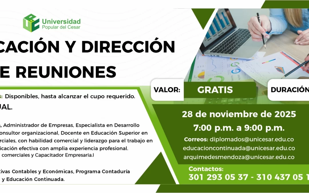 PLANIFICACIÓN Y DIRECCIÓN DE REUNIONES