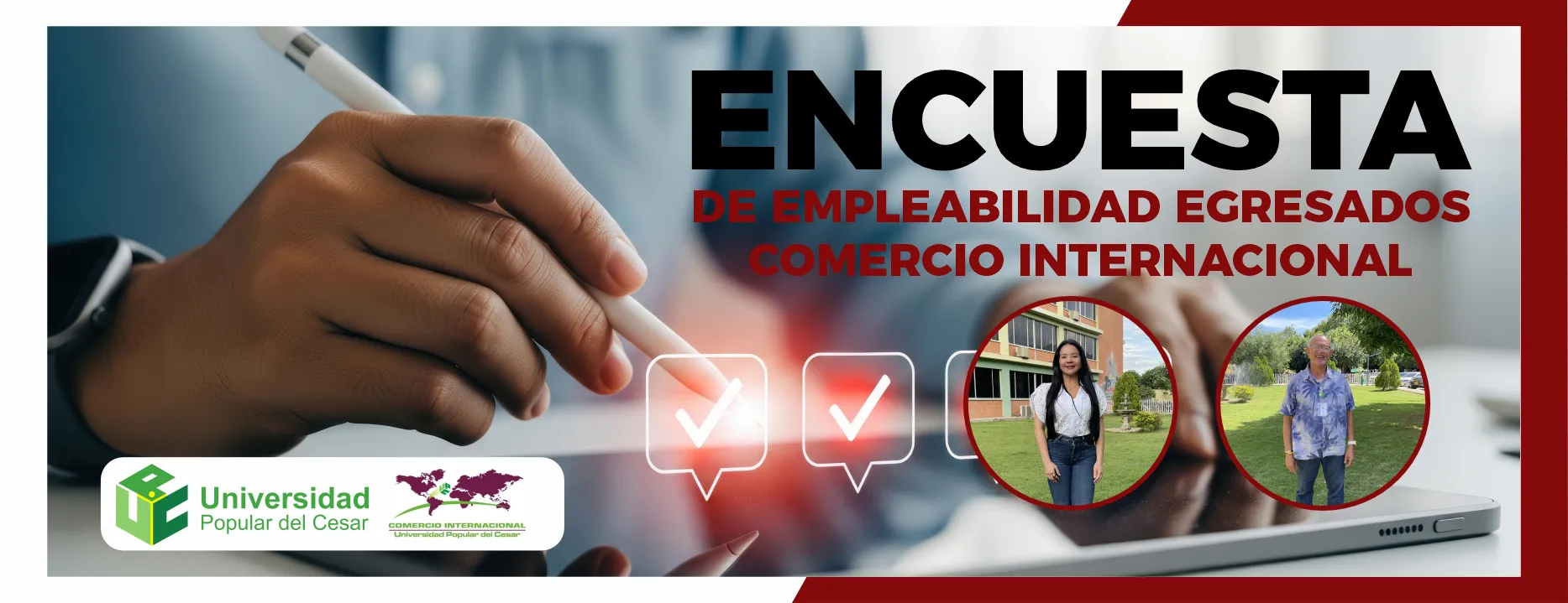 Encuesta de Empleabilidad egresados Comercio Internacional.