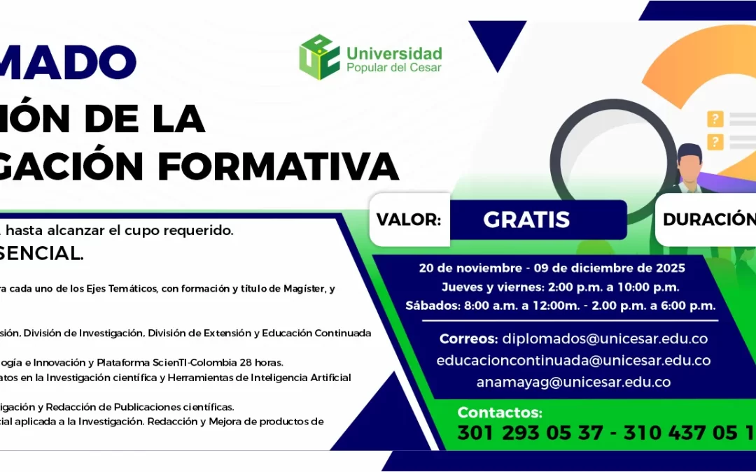 DIPLOMADO EN GESTIÓN DE LA INVESTIGACIÓN FORMATIVA