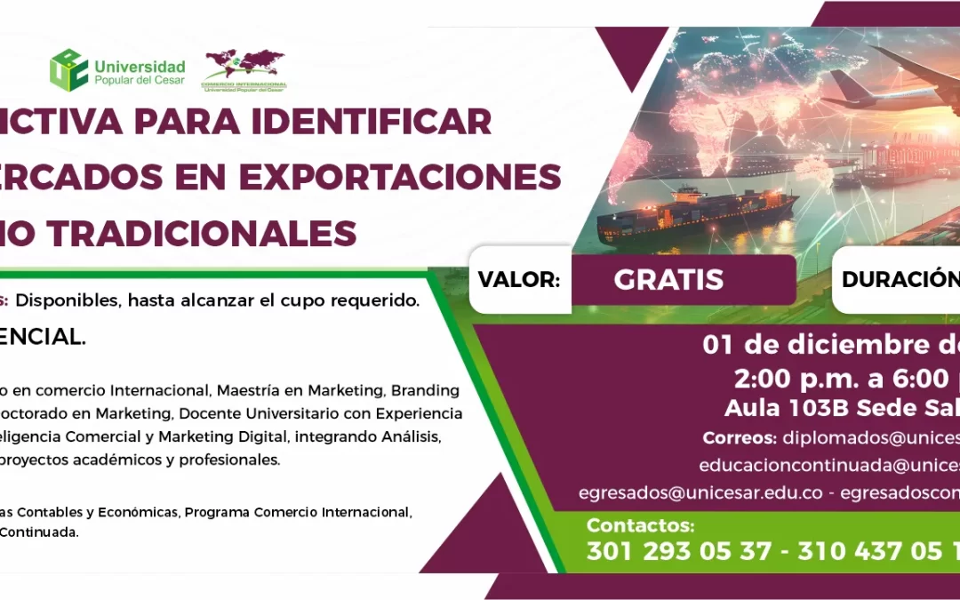 IA PREDICTIVA PARA IDENTIFICAR NUEVOS MERCADOS EN EXPORTACIONES NO TRADICIONALES