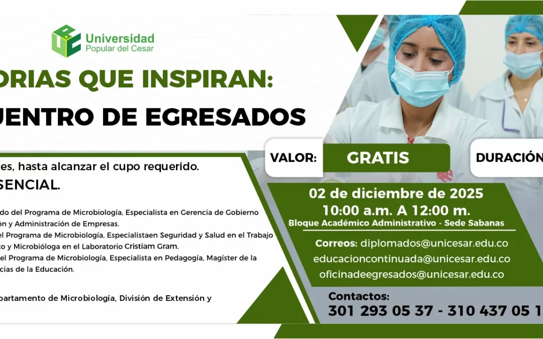 HISTORIAS QUE INSPIRAN: IV ENCUENTRO DE EGRESADOS PROGRAMA DE MICROBIOLOGÍA