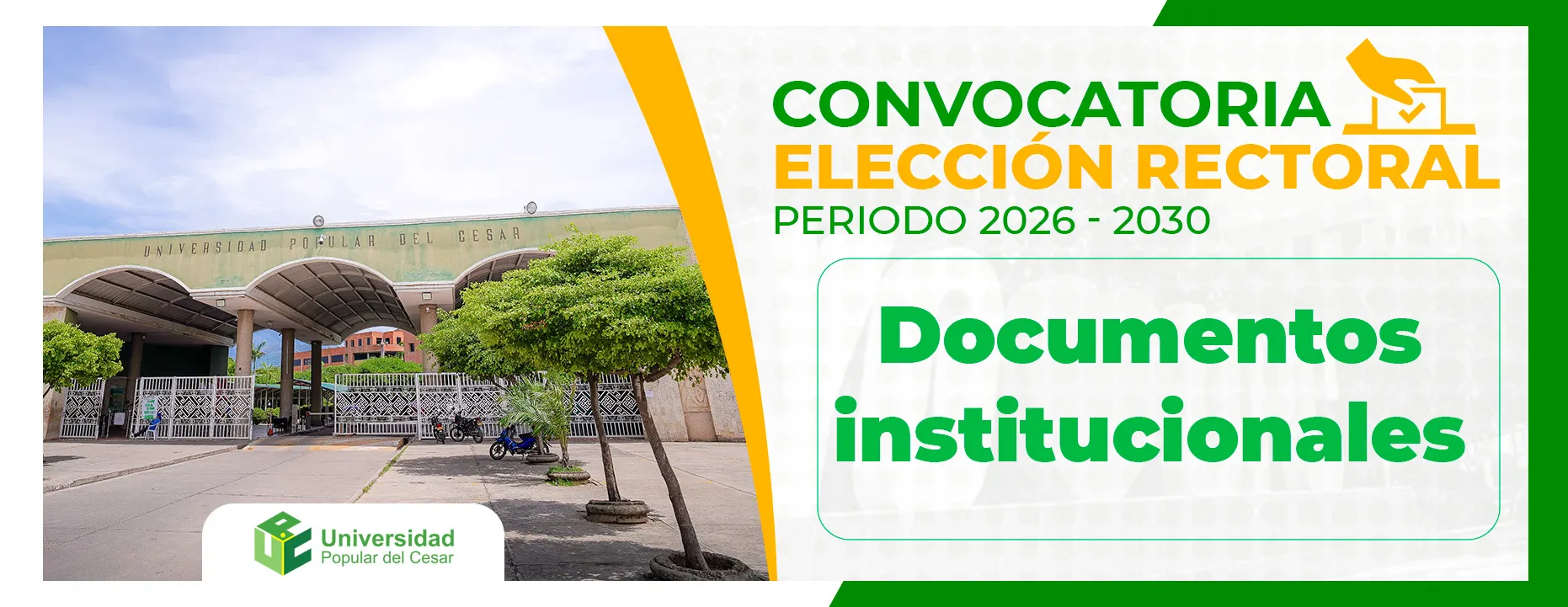 Convocatoria elección rectoral periodo 2026 - 2030