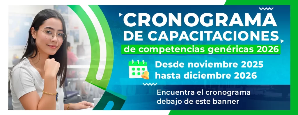 Cronograma de capacitaciones de competencias genéricas 2026