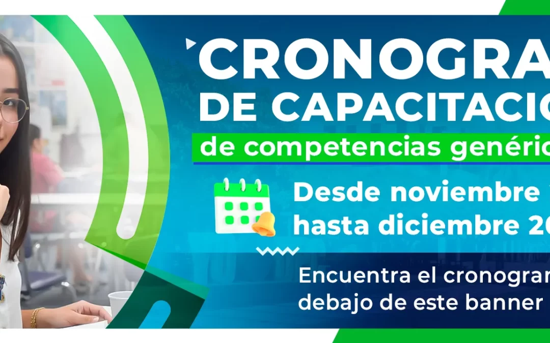 CRONOGRAMA DE CAPACITACIONES DE COMPETENCIAS GENÉRICAS 2026